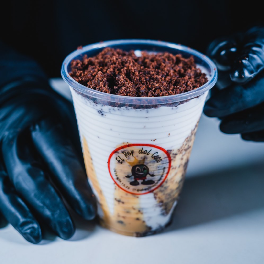 Cocada de brownie y oreo